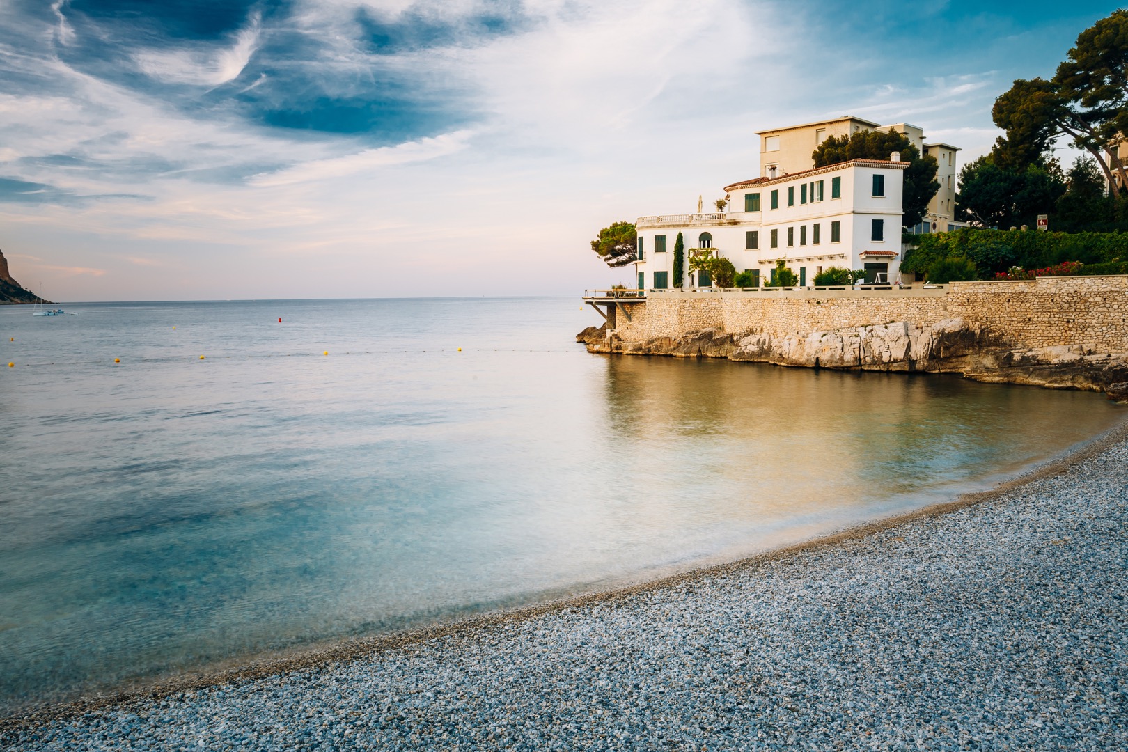 luxury house on the french riviera in cassis, france