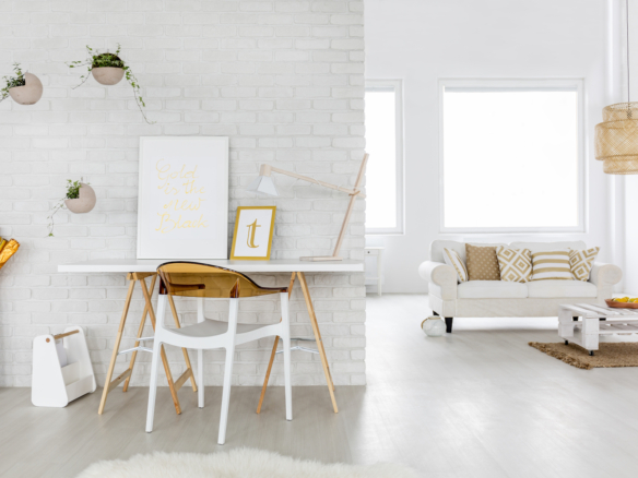 spacious living room interior